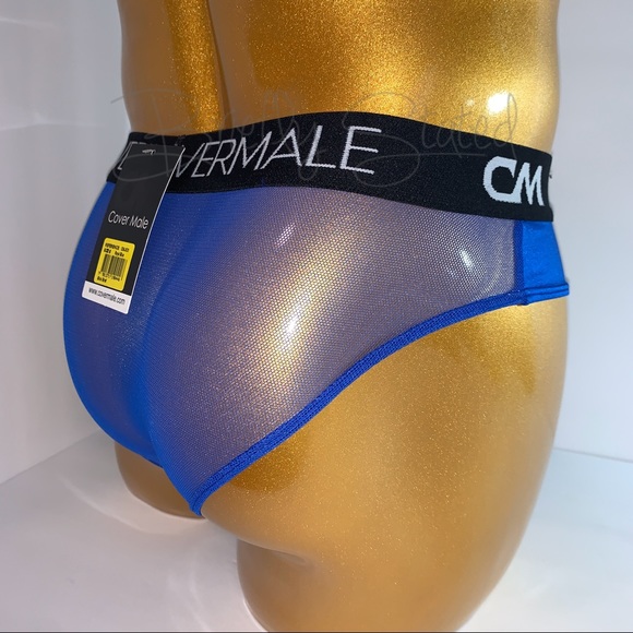 Cover Male Sheer Briefs - Blue (S) - Picture 3 of 6
